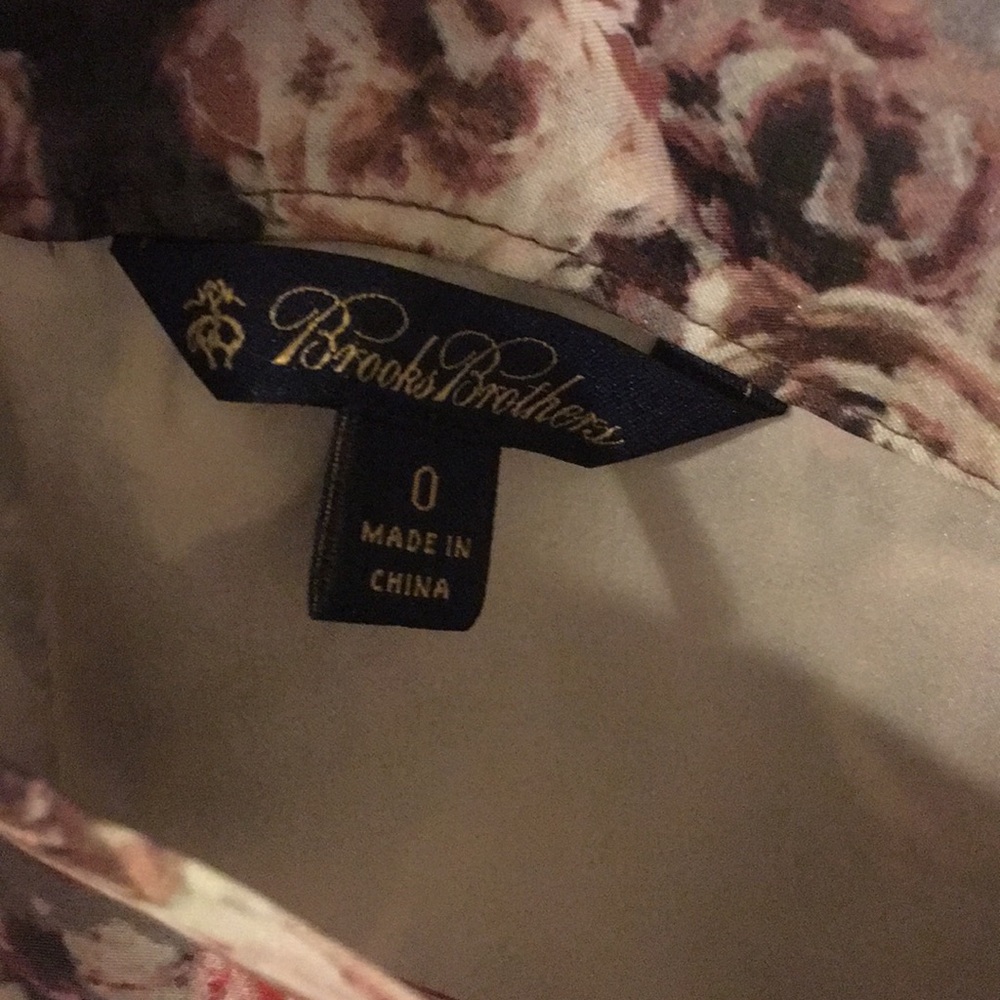 Brooks Brothers silk floral skirt - Picture 2 of 2